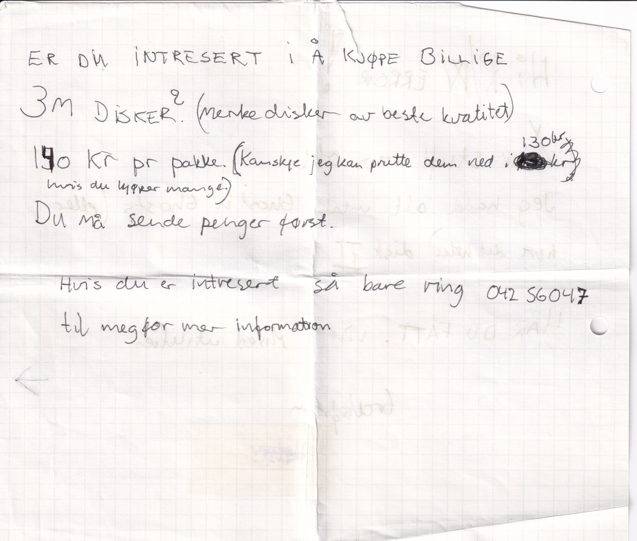 Letter 1 page B