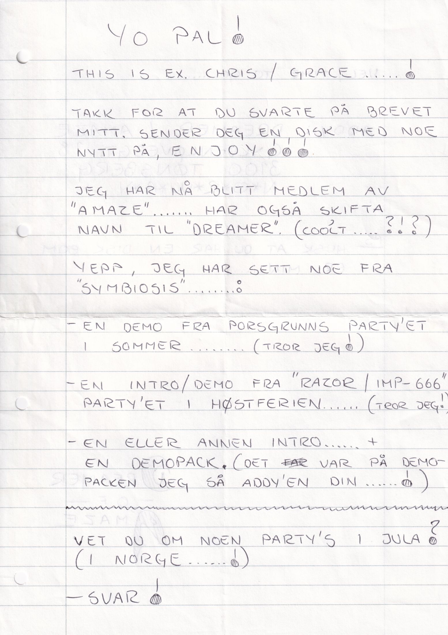 Letter 1