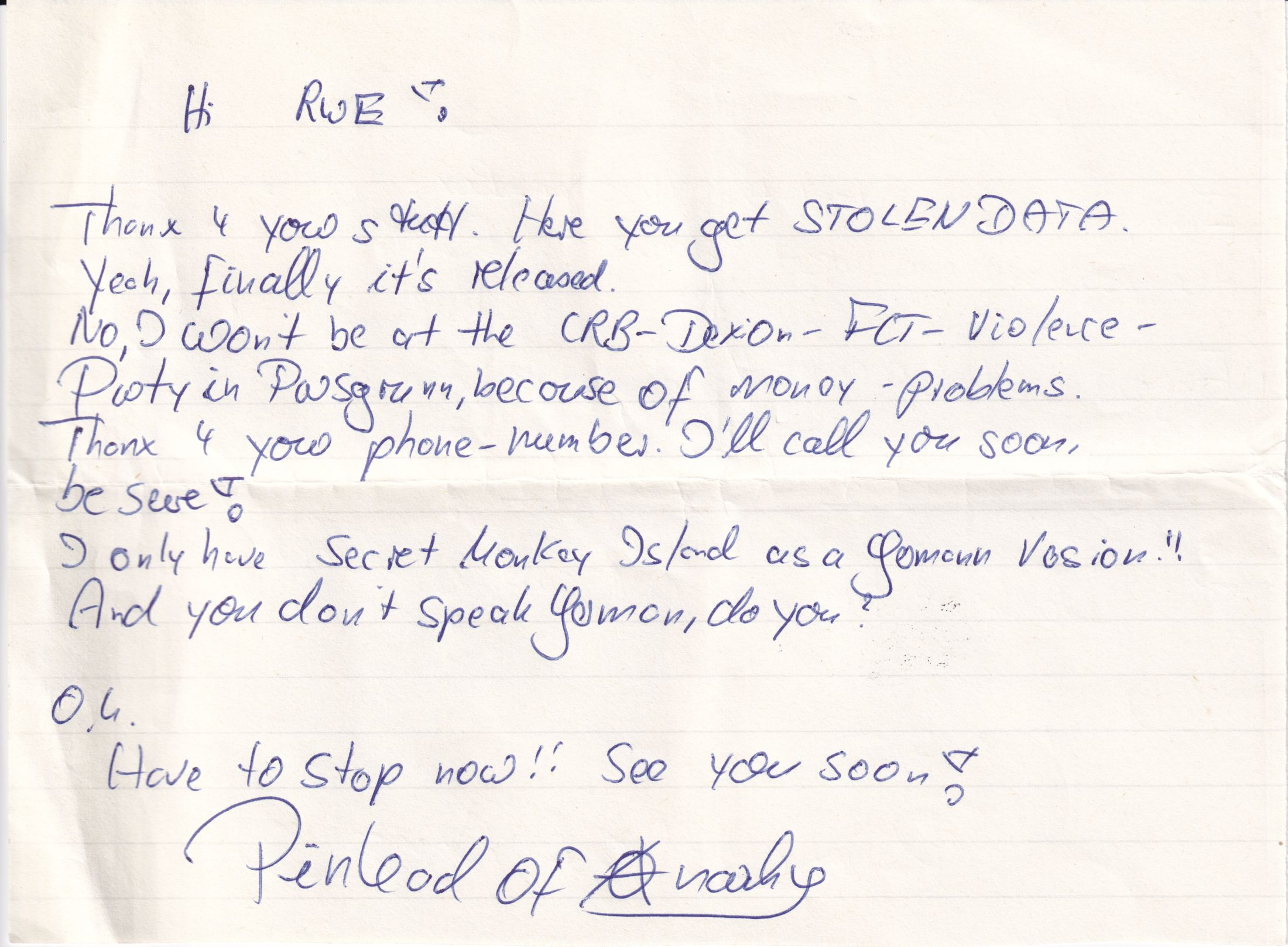Letter 2