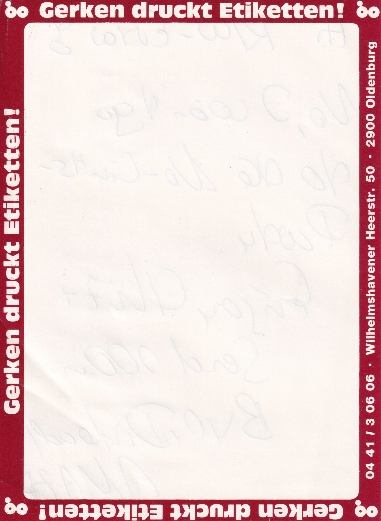 Letter 3 page A