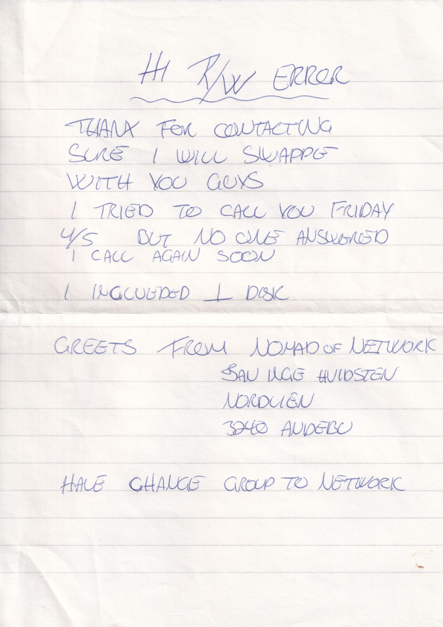 Letter 2